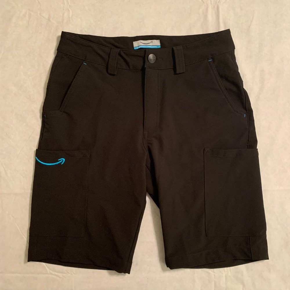 Amazon Shorts Black Employee Uniform Shorts Men's Small
